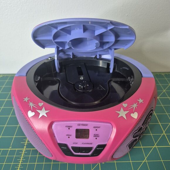 Portable CD Player Radio My Little Pony Boombox 56357 Pnk Tru Parts Only Decor - Picture 4 of 7